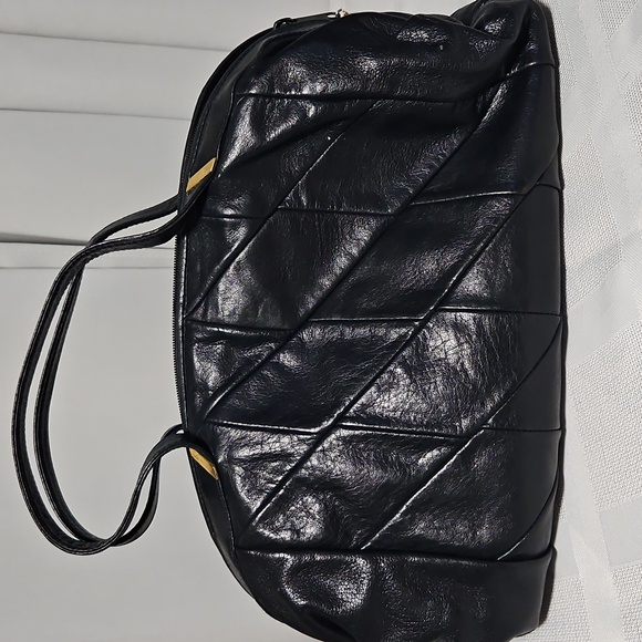 Lisette Vintage Style Barrel/doctor/bowler Satchel - Picture 3 of 8